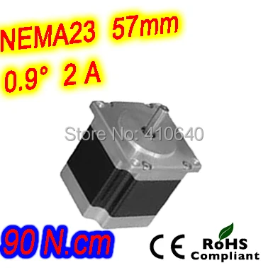 

12 pieces per lot high resolution step motor 23HM22-2006S L 56 mm Nema23 with 0.9 deg 2 A 90 N.cm and unipolar 6 lead wires