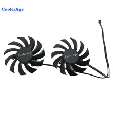 Кулер CoolerAge 75 мм FirstD FD7010H12S DC 12 В 0 35a VGA замена кулера для ASUS Fan|vga