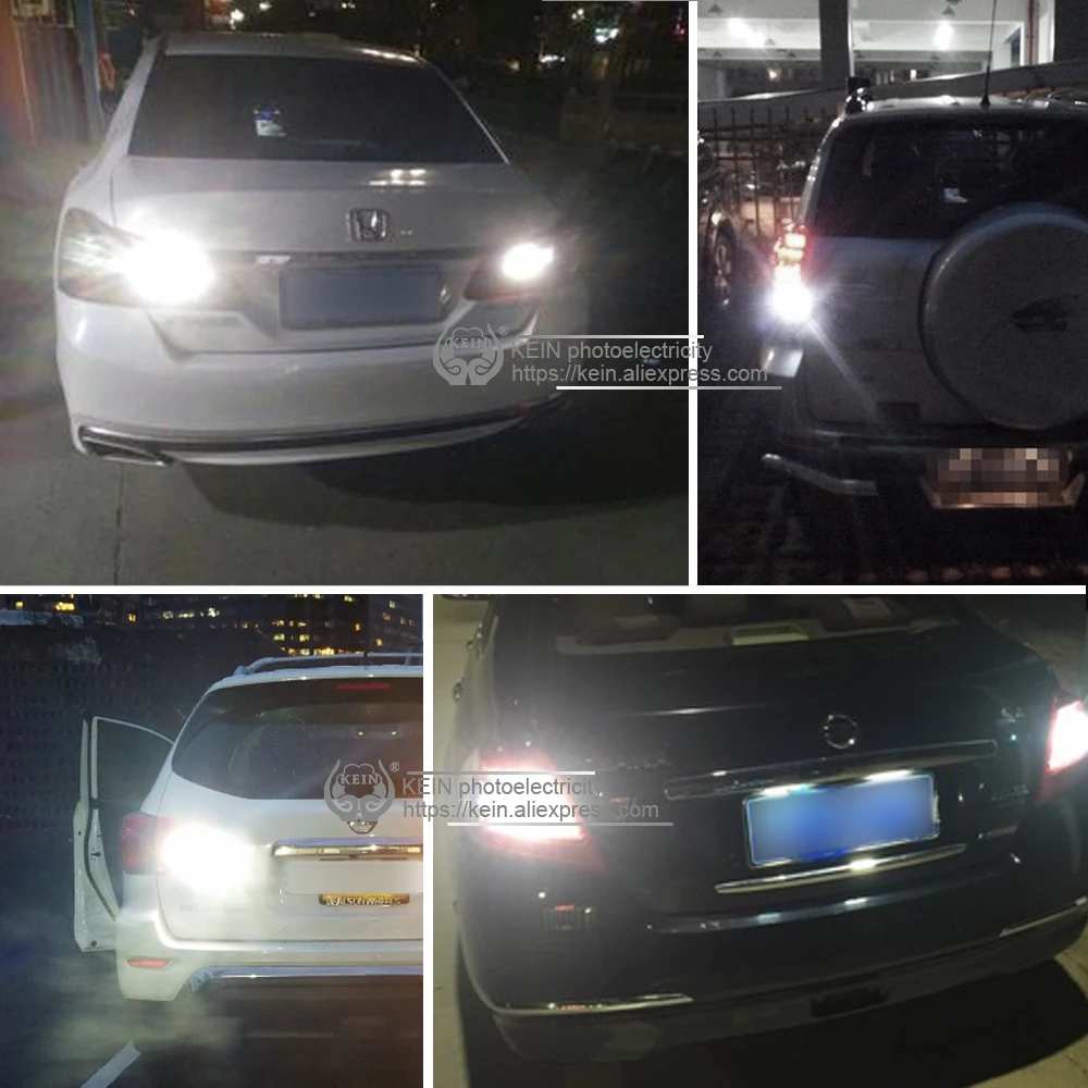 KEIN 2 шт. BAY15D 1157 Светодиодная стробоскопическая вспышка P21/5W 6smd 3030 Неполярные