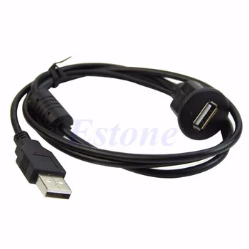 

1 PC For Car Dashboard Mounting Panel Installation USB Extension Adapter M/F Cable Lead