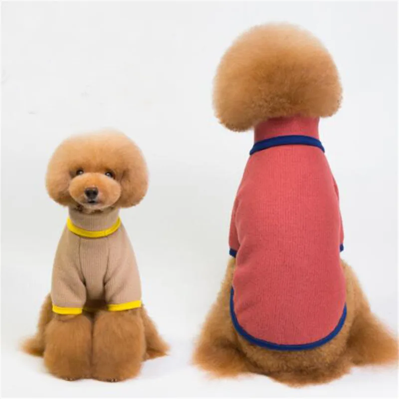 

Pet Puppy Dog Cat Sweater Warm Turtleneck Sweaters For Small Medium Dogs French Bulldog Dachshund Pullover Knitted Clothing