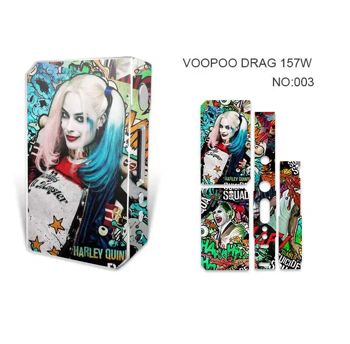 5 шт. Аутентичные VapeSoon протектор кожи DRAG 157 стикер для Drag коробка мод на складе