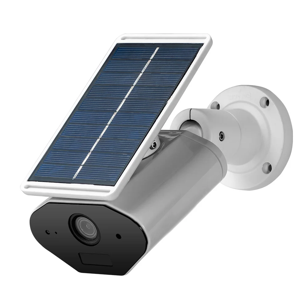 FUERS Солнечная энергия Беспроводная перезаряжаемая батарея наружная внутренняя Водонепроницаемая камера безопасности WiFi IP 960P HD камера для мобильного телефона