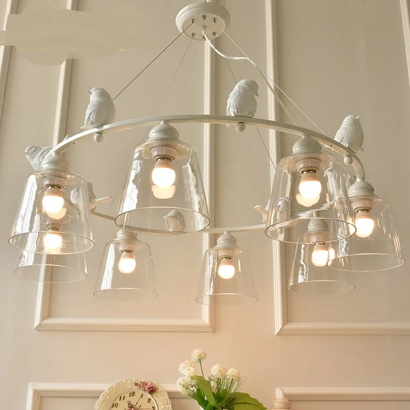 

Chandelier minimalist bedroom modern American art creative fashion personality decorative dining room ZX185