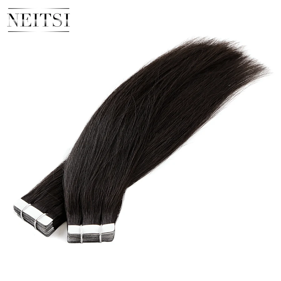Neitsi Tape In Human Hair Extensions 12\ Neitsi Tape In Human Hair Extensions 12\