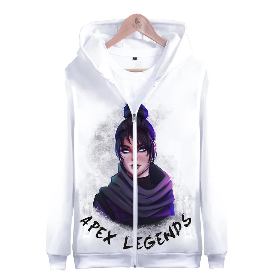 aikooki zipper Hoodies Sweatshirt Men Women casual pollovers 3D cotton Autumn Fashion Hoodies