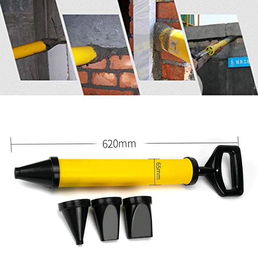 

Cement mortar caulking gun anti-theft door grouting plug seam filling machine round flat mouth cement grout