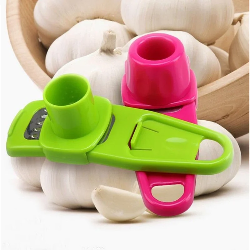 

Garlic Ginger Press Magic Candy Color Vegetable Cutter Chopper Peeler Slicer Home Accessories Kitchen Gadgets Grinding Tools