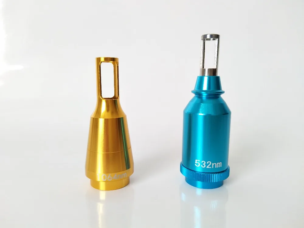 Lente do Laser para a Máquina de Remoção de Tatuagem Dicas Cabeça Yag Laser Punho Lens 1064nm 532nm nd Mod. 1258628 27 1064nm 532nm Dicas Cabeça Lente Do Laser