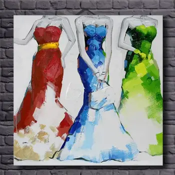 

Modern Man runing wall art picture on canvas 100% handmade oil painting for conference room decoration No frame