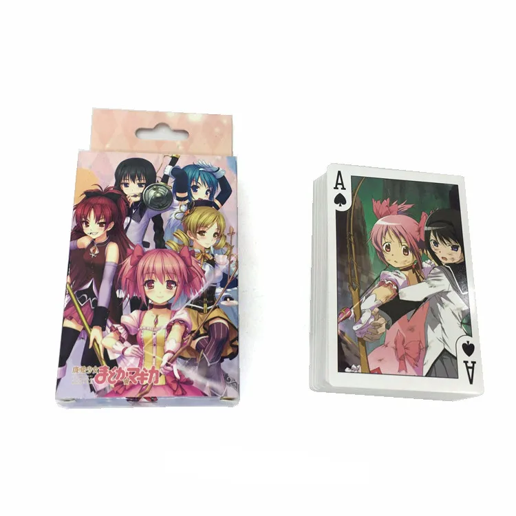 Аниме Покер Puella Magi Madoka Magica персонаж колода игрушка для коллекции игровых карт PK0010