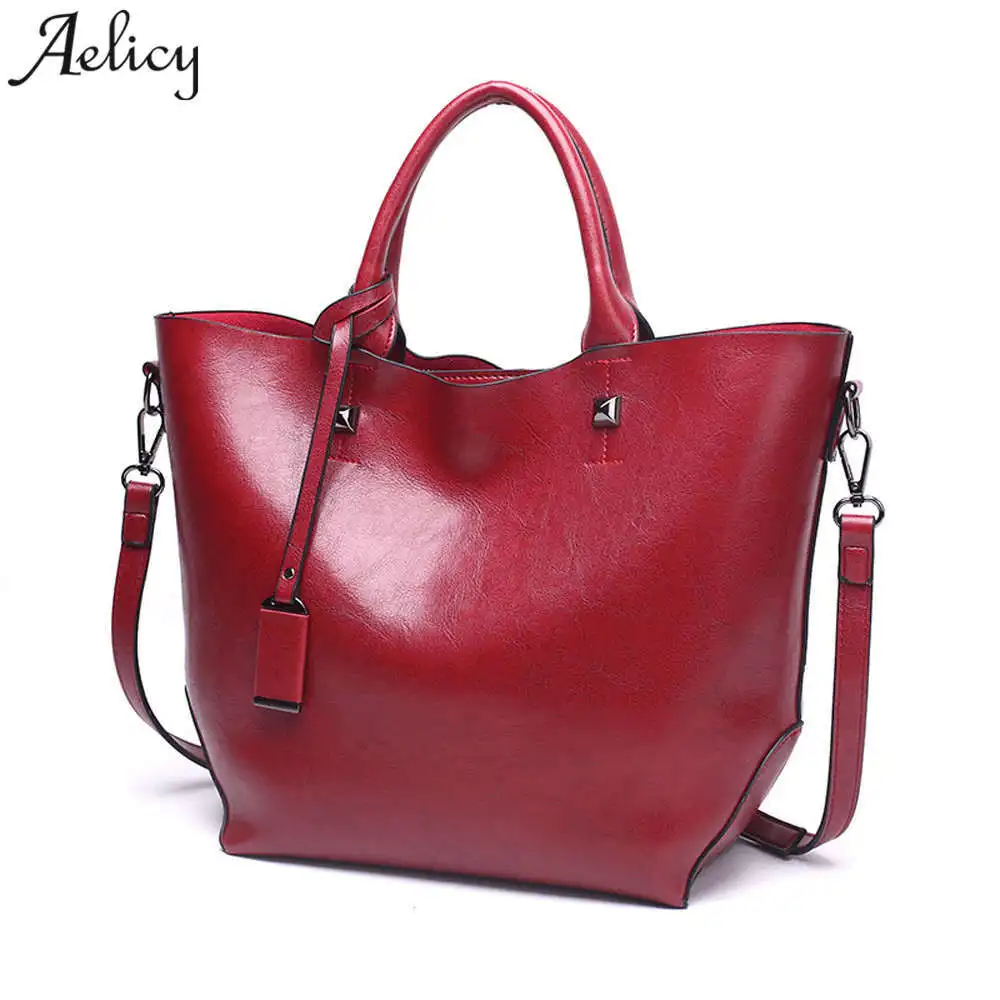 

Aelicy Large Capacity Totes Ladies Luxury Handbags Women Bags Designer Women Shoulder Bags Female PU Leather bolsos mujer