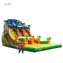Inflatable Biggors Palm Tree Inflatable Jumping Bouncer Slide Inflatable Dry Slide For Sale