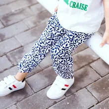 Детские противомоскитные водонепроницаемые брюки, тонкие летние платья для мальчиков, хлопковый фонарь для маленьких девочек, штаны для мальчиков