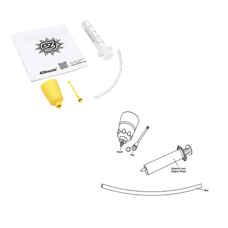 KIT de purga de freno hidráulico de calidad para disco de bicicleta para sistema de freno SHIMANO juego de embudo de freno de aceite Mineral V2.0 Bike kit de herramienta KIT de purga de freno hidráulico de calidad para disco de bicicleta para sistema de freno SHIMANO juego de embudo de freno de aceite Mineral V2.0 Bike kit de herramienta