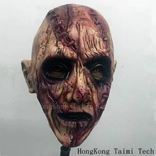 Маски для Хэллоуина хирургический шрам латексная маска страшная ужас демон паразит зомби, вампир паразитный вампир террор триллер монстр