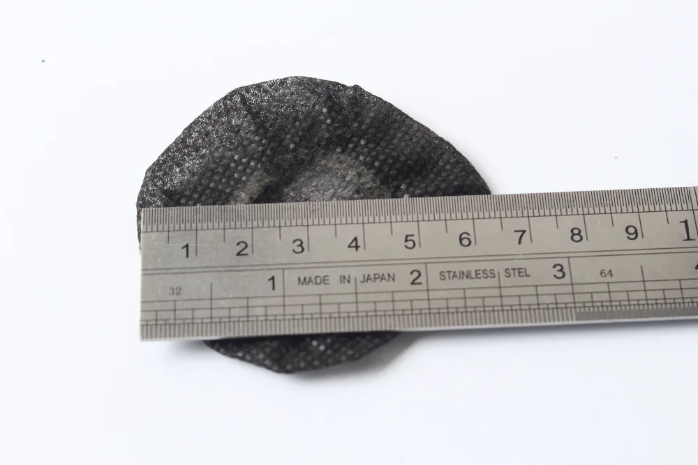 Linhuipad 6 7cm BLACK Non Woven Disposable Sanitary Headphone Cover 20pcs lot Free shipping