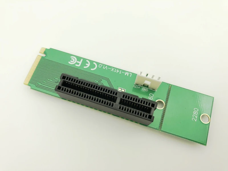 Профессиональный преобразователь H1111Z NGFF M2 в PCI e 4x слот переходная карта M key M.2 SSD