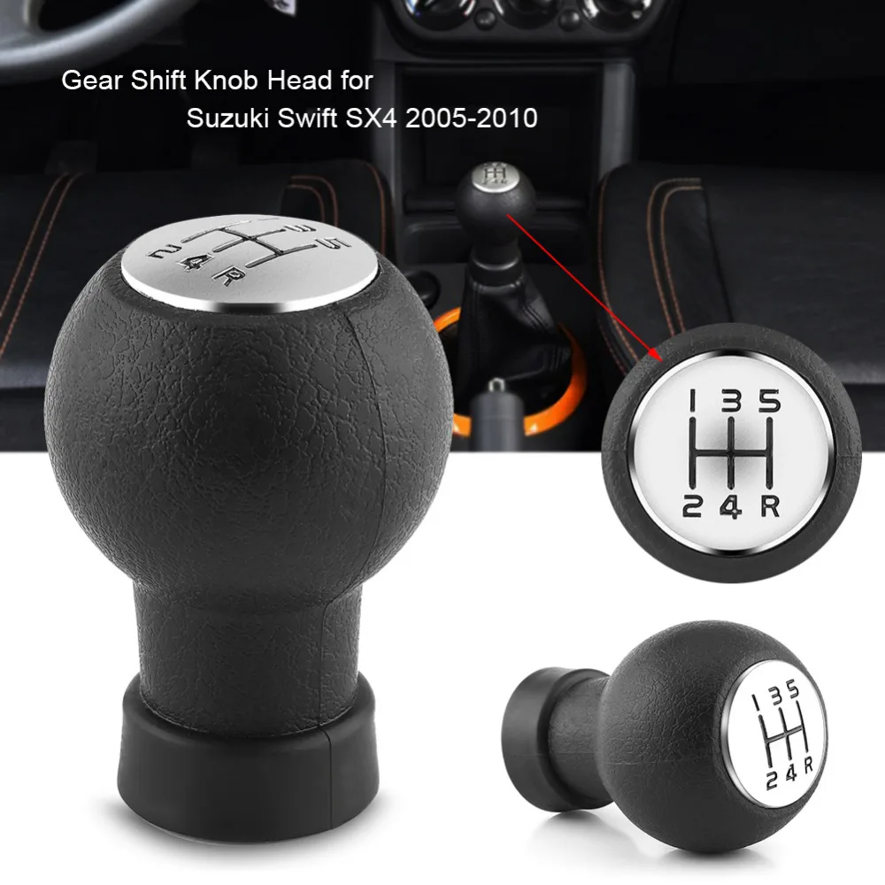 5 Speed Car Auto Gear Shift Shifter Knob Stick Head For Suzuki Swift