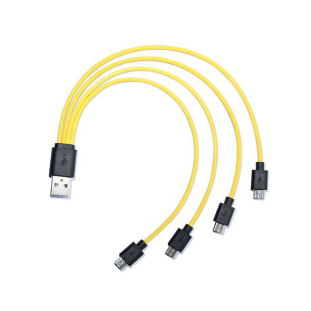 Кабель USB 2 0 для Micro 5 В А кабель быстрой зарядки от 1 до 4 зарядный разветвитель шнур