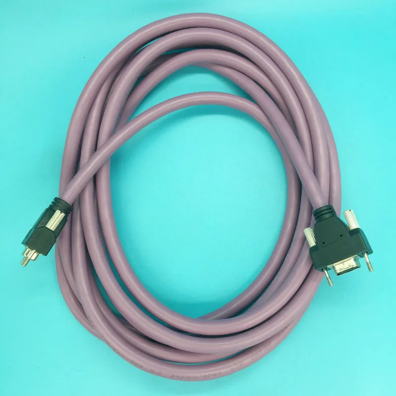 Color: 6 Meter Printer Parts Allwin Printer E160UV E180 Main Data Cable Purple for Yoton Human Design Dika USB PCI high Density Cables for dx5 dx7 Head 4M 6M 