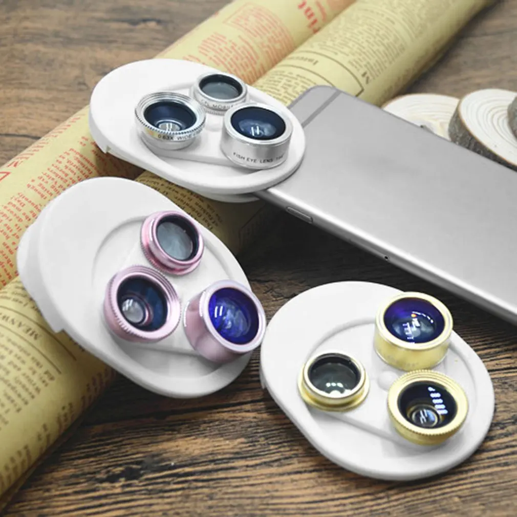Rotating Clip Photo Camera Lens Kits Universal For Mobile ...