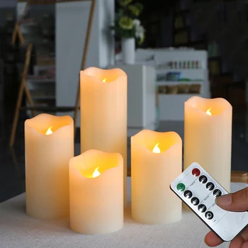 

Wireless timer remote control led wax candle light for Halloween, Christmas decorative,wedding candles,hotel light decoration