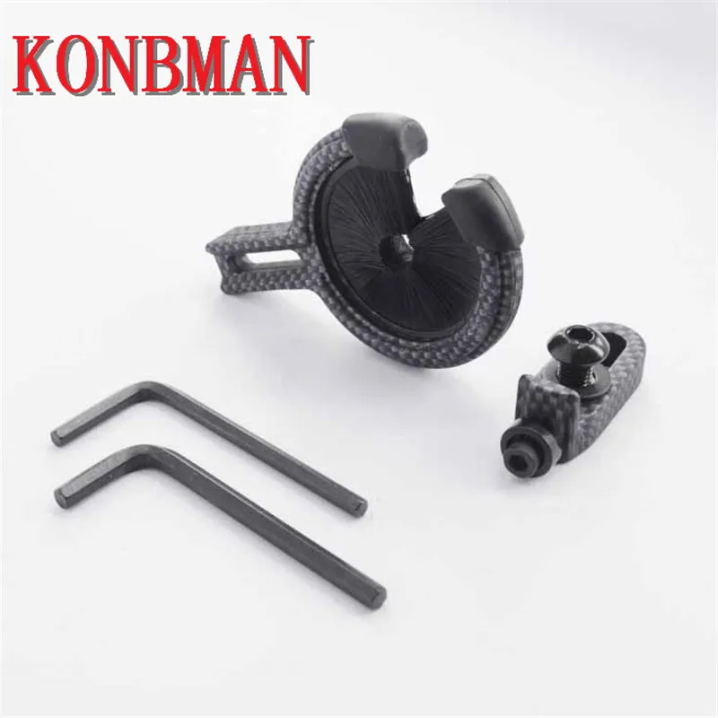 

KONBMAN Brush Arrow Rest Compound Bow Rest Recurve Bow Brush Take down Bow hunting Slingshot Free shipping