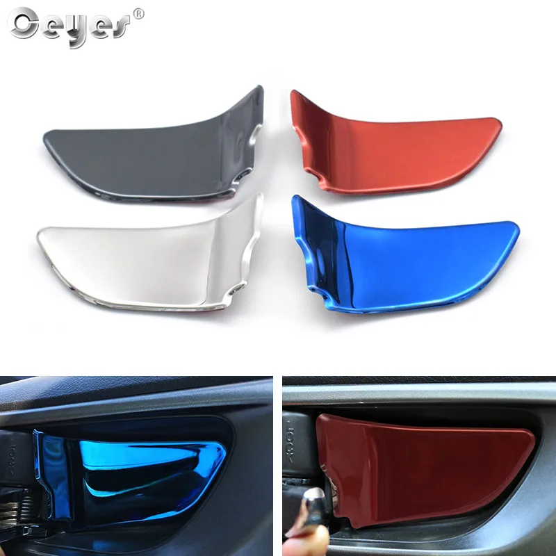 

Ceyes Car Styling Interior Accessories Door Bowl Handle Cover For Subaru Sti Impreza BRZ Forester Legacy Auto Stickers Case