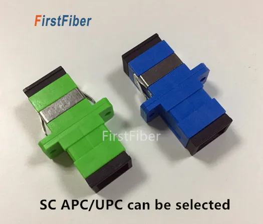 

1pcs SC APC/UPC fiber optic connector SC APC/UPC adapter SC fiber optic Connector ,flange SC Connector Simplex Single mode