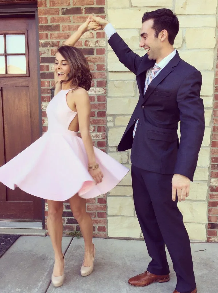 Satin Short Formal Dresses