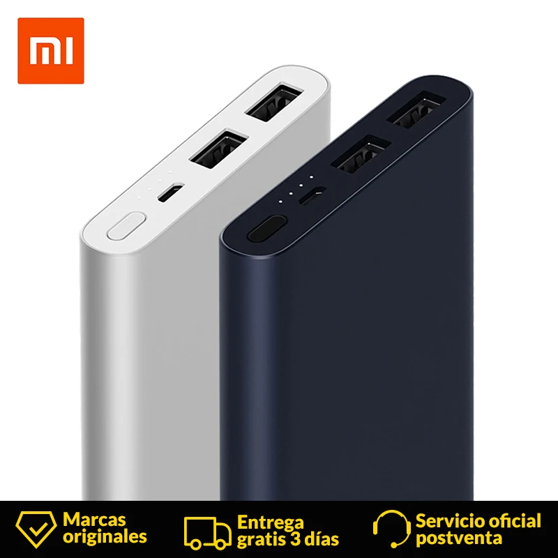Xiaomi Mi Power Bank 2 10000 mAh External Battery Bank Dual USB Output charging treasure Two Way fast charge Ultra-thin forPhone Xiaomi Mi Power Bank 2 10000 mAh External Battery Bank Dual USB Output charging treasure Two Way fast charge Ultra-thin forPhone