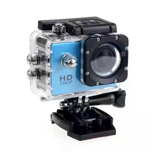 Новинка для подводного погружения и дайвинга Камера Водонепроницаемый полный спортивный видеокамкодер 1080 P HD спортивный DVR цифровая видеокамера - Цвет: Blue