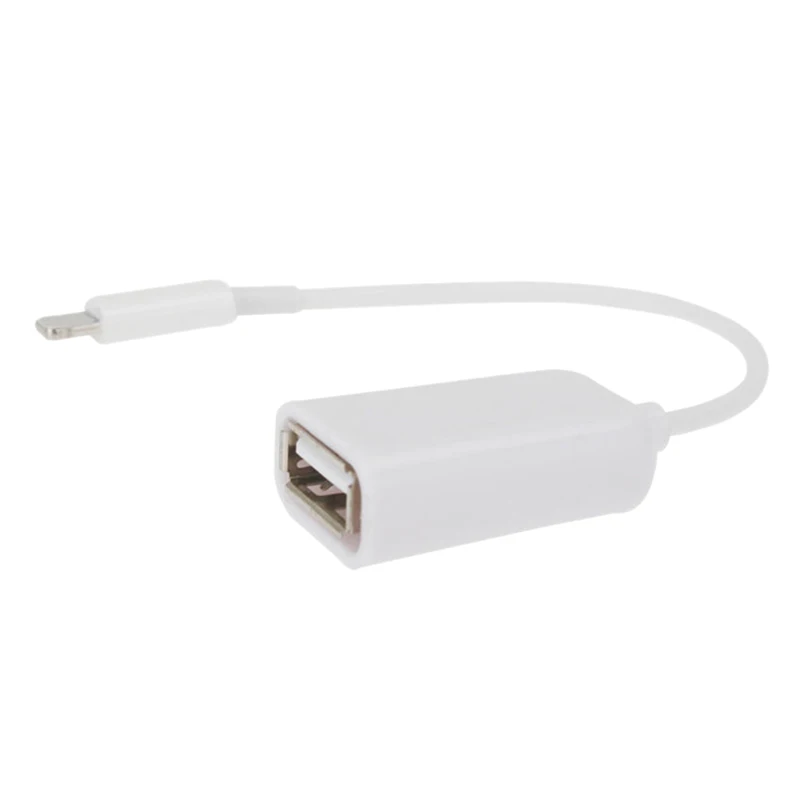 8-Pin OTG USB 2,0 Женский Кабель-адаптер для iPad 4 Air iPad5 iPad Mini Камера Комплект для подключения OTG cableadapter читателя