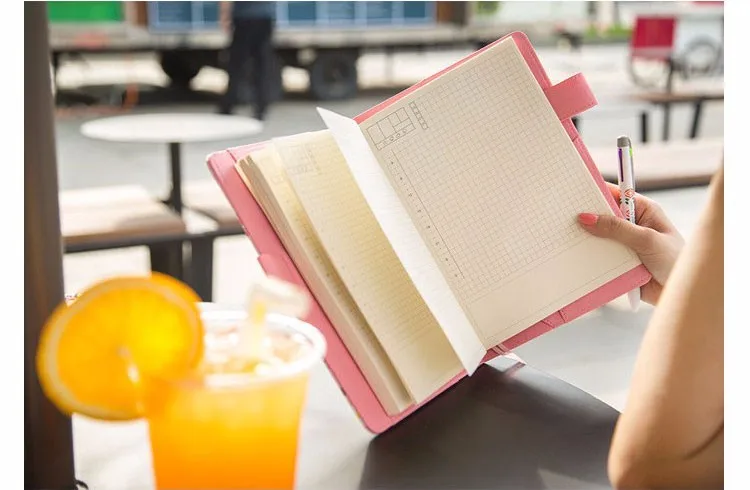 Blossom-Literature-and-art-fresh-creative-Notebook-kawaii-personal-diary-Agenda-Scheduler-Memo-Korean-day-Planner-cute-stationery-PU-Leather_22