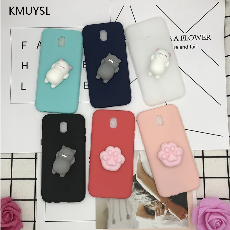 3D милый мягкий чехол для Samsung galaxy S6 S7 край S8 S9 plus Note 9 J3 J5 J7 2016 2017 J2 J4 J6 J8 A8 A6 плюс 2018