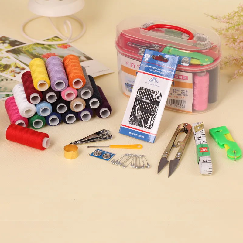Household portable sewing kit box Korea sewing kit set 10 Piece Set 19