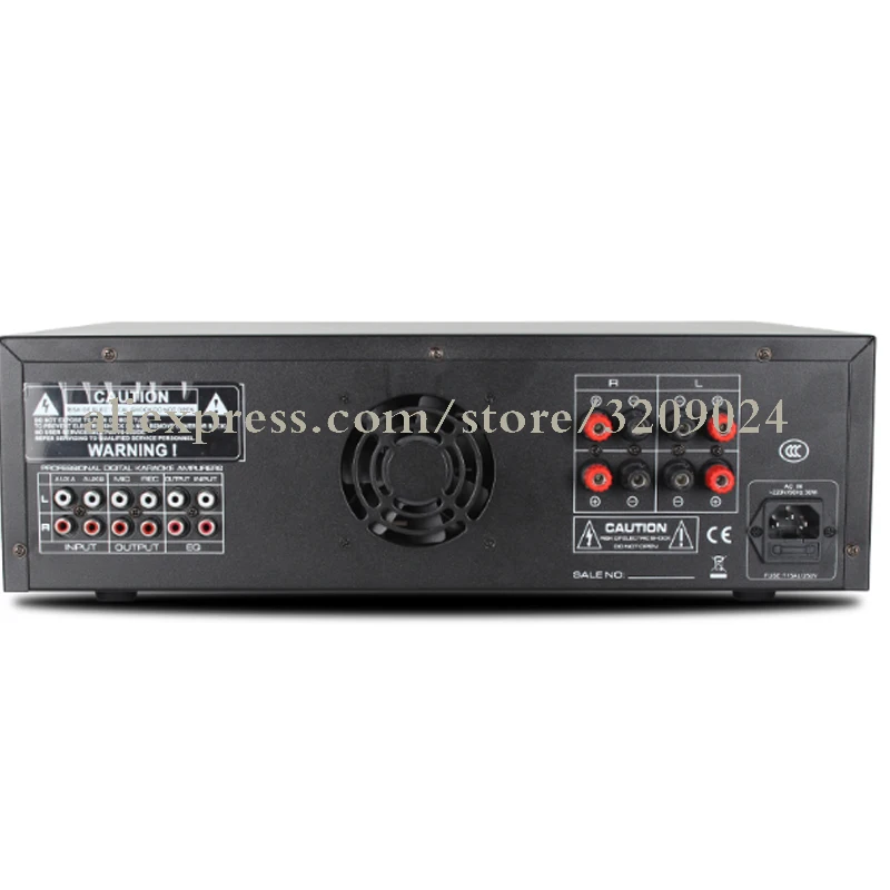 Card Package Amplifier 500W*500W Dual Reverb