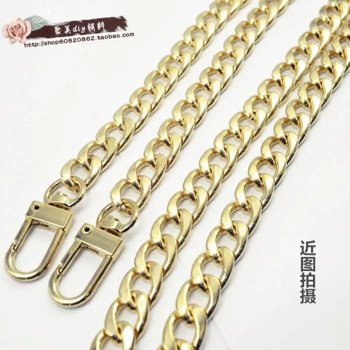 Free Shipping High Quality bag strap customized various sizes Bag handles and shoulder straps metal strap chain bag repair parts