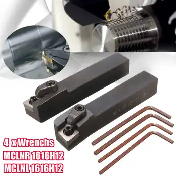 

MCLNR1616H12 + MCLNL1616H12 External Threading Tools Holder Lathe Index Turning Tool Holder For CNMG1204 16x16m Newest