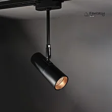 Остров фантазий светодиодный потолочный трек точечные светильники поверхностного монтажа AC85-260V 5/7 Вт 360+ 90 Угол вращения для домашнего коммерческого освещения