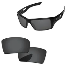Поликарбонат-черные Сменные линзы для очков 1 и 2 солнцезащитные очки оправа UVA и UVB Защита