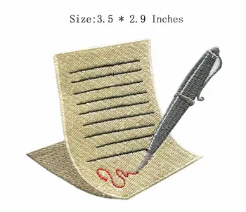 

Signature 3.5"wide embroidery for beautiful/red color/write your name