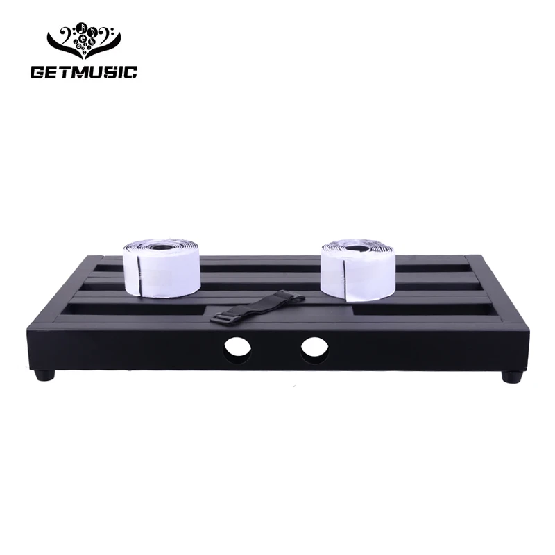 Black Guitara Effect Pedal Board Aluminum with magical sticker 490mm x 260mm | Спорт и развлечения