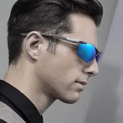Авиатор алюминий магния солнцезащитные очки для женщин поляризационные для мужчин покрытие зеркало вождения Защита от солнца очк