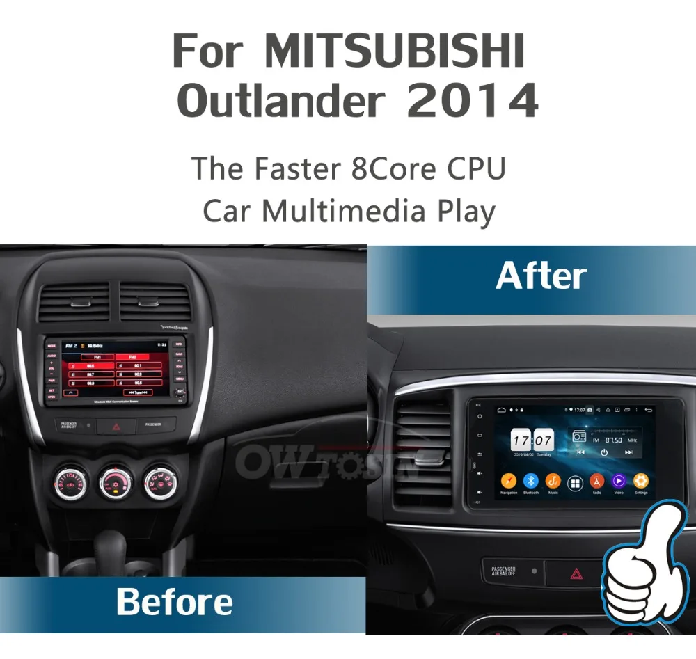 Clearance 7" IPS 8 Core 4G+64G Android 9.0 Car DVD Radio GPS Navi For Mitsubishi Lancer Outlander ASX RVR 2013 2014 2015 DSP CarPlay 2 Clearance 7" IPS 8 Core 4G+64G Android 9.0 Car DVD Radio GPS Navi For Mitsubishi Lancer Outlander ASX RVR 2013 2014 2015 DSP CarPlay 2