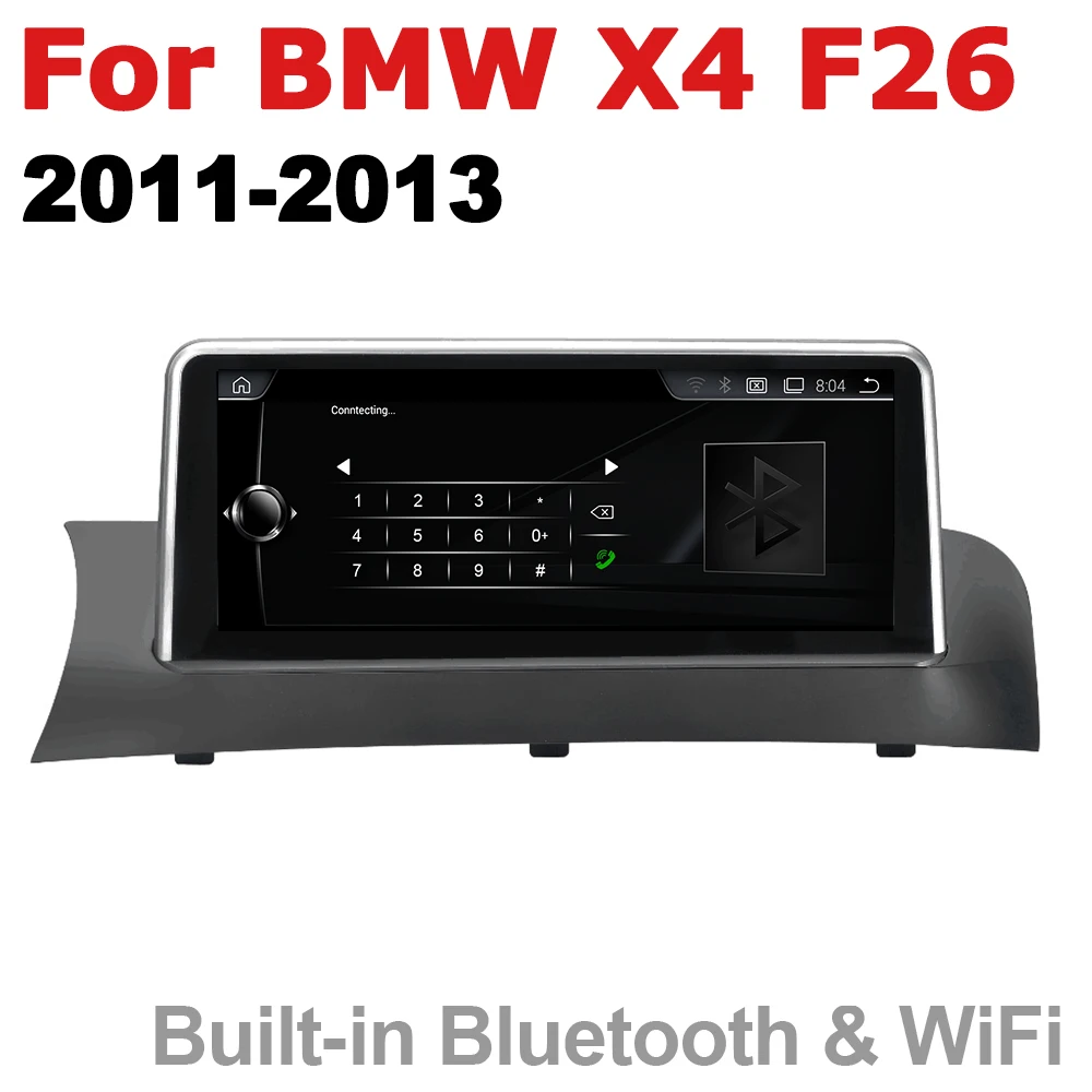 Cheap Car Radio 2 din GPS Android Navigation For BMW X4 F26 2011~2013 CIC AUX Stereo multimedia touch screen original style 4