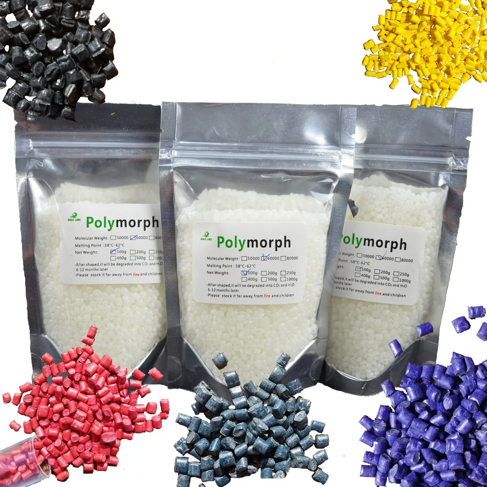 80 г PCL и 1 Цветные Наборы формовочный пластик Instamorph полиморф Plastimake Форма