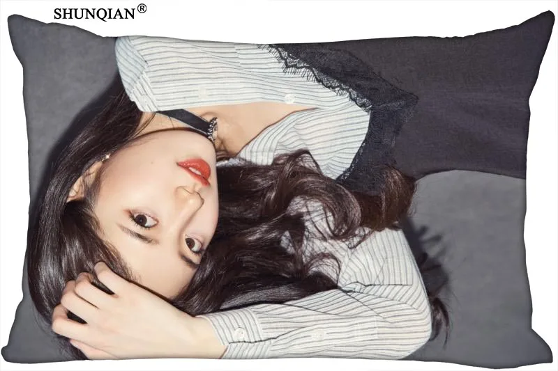 Новая Персонализированная наволочка Bae Suzy прямоугольная Подушка на молнии чехлы