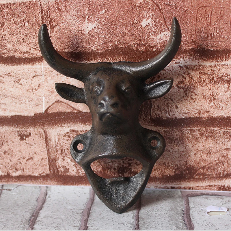 Animal Head Metal Wall Hooks, 24x4